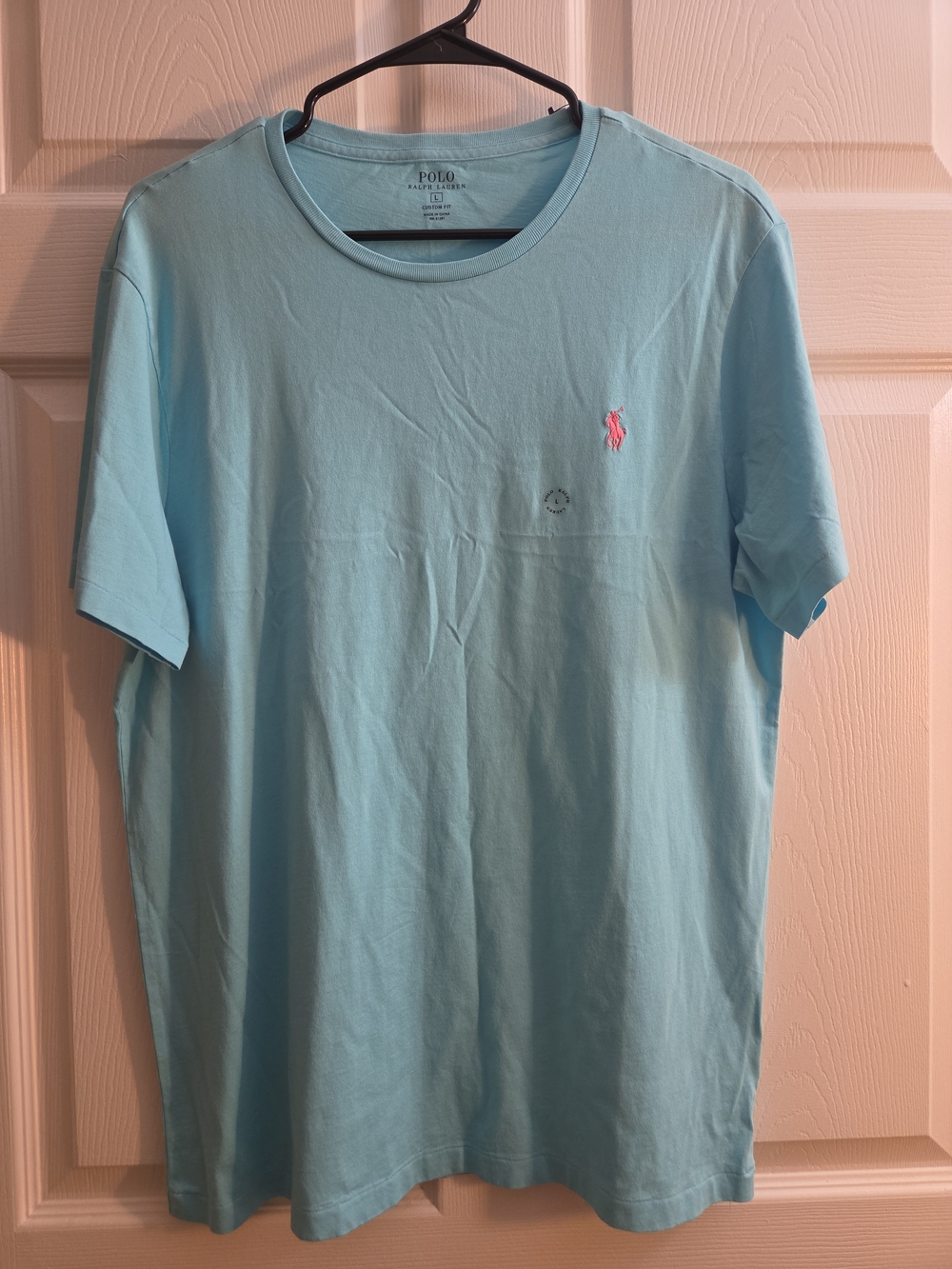 Men's Polo Ralph Lauren T shirt soft MClassics Hamm Blue Large